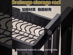 Sink drain rack